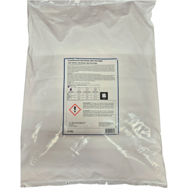 Universal vaskepulver med parfume 10kg