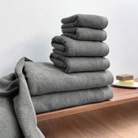 Sekan håndklædepakke Mørkegrå 6stk