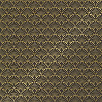 Julegavepapir guldmønster 40cmx160m brun