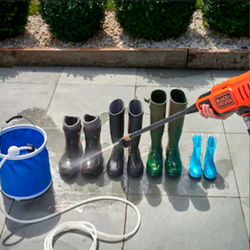 Black+Decker Mellemtryksrenser 24 BAR / 350PSI med 2 Ah-batteri og 1 A-oplader