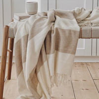 Care By Me Karla plaid Sand Natur 130x180cm