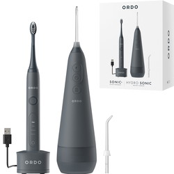 Ordo Sonic+ tandbørste med flosser Charcoal Grey