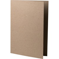 Mayland A5 dobbeltkort 220g Natur