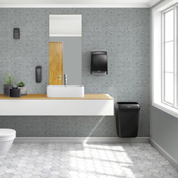 Katrin affaldsspand med låg 50L sort