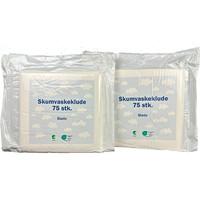 Skumvaskeklude 19x19cm 75stk