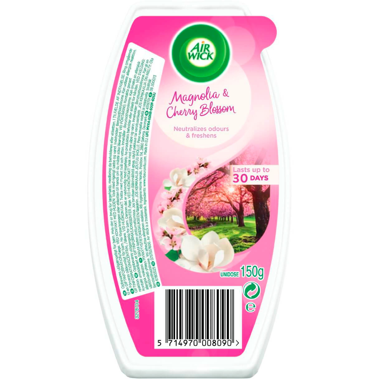 Air Wick gelblok Magnolia & Cherry Blossom 150g