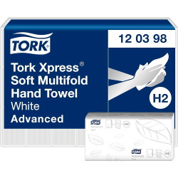 Tork 120398 Advanced håndklædeark 2-lags H2 hvid 3780ark