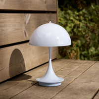 Panthella 160 Portable bordlampe V3 Opal Pale Blue