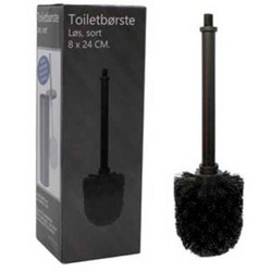 Løs toiletbørste sort