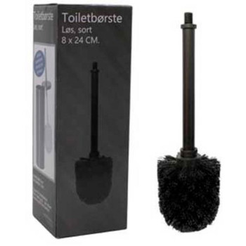 Løs toiletbørste sort