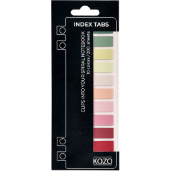 KOZO indexfaner Flerfarvet Blush