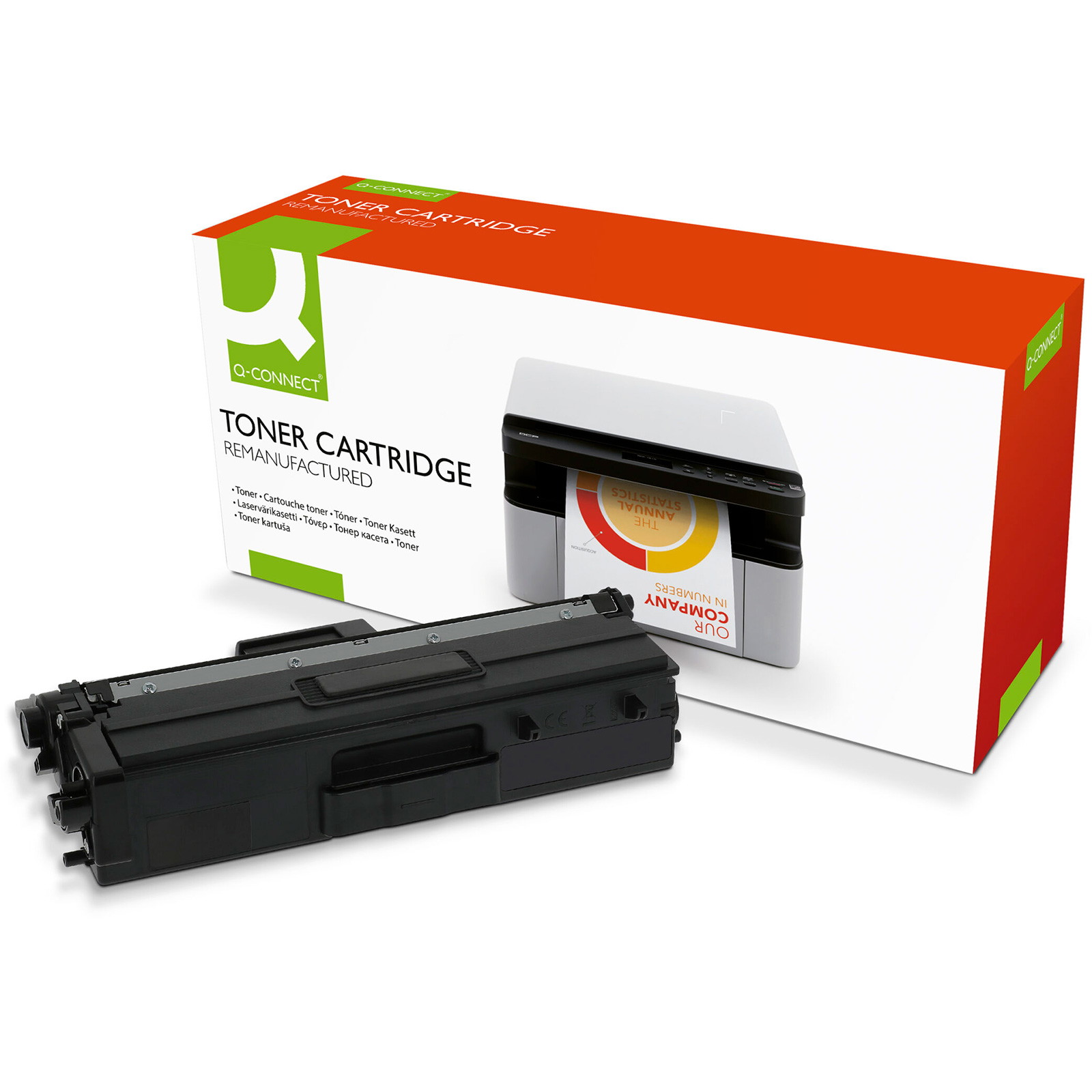 Q-connect TN423BK toner sort 6500ark