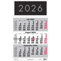 Mayland 2026 26066640 Triplanner vægkalender 28,5x50cm