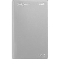 Mayland 2026 26085400 week planner 18x10,5cm sølv