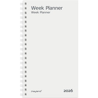 Mayland 2026 26088500 week planner refill 17x9,5cm hvid