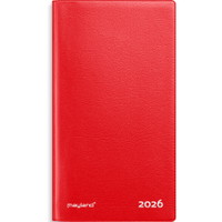 Mayland 2026 26090010 indexkalender 17x9,5cm rød