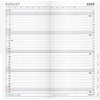 Mayland 2026 26095200 indexkalender refill 16,8x8,8cm hvid