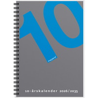 Mayland 2026 26147000 10-årskalender A5 21,7x15,8cm