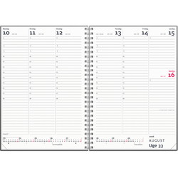 Mayland 2026 26200000 ugekalender A5 mørkegrå