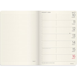 Burde 2026 26200630 Forma Deluxe ugekalender A5 21x14,9cm brun
