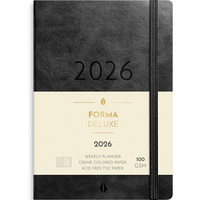 Burde 2026 26201400 Forma Deluxe ugekalender A6 sort