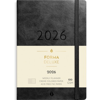 Burde 2026 26201400 Forma Deluxe ugekalender A6 sort
