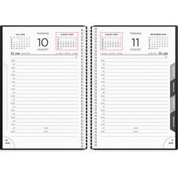 Mayland 2026 26210000 spiralkalender 17,5x13,5cm sort