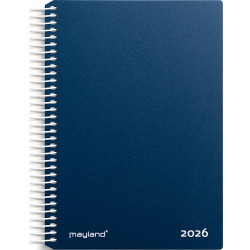 Mayland 2026 26210020 spiralkalender 17,5x13,5cm blå