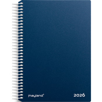 Mayland 2026 26210020 spiralkalender 17,5x13,5cm blå