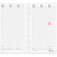 Mayland 2026 26275000 systemkalender refill 16,8x9,5cm hvid