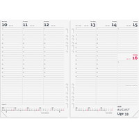 Mayland 2026 26295000 systemkalender refill A5 20,5x15cm hvid