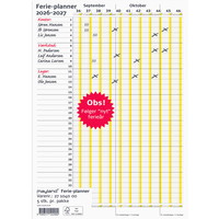 Mayland 2027 27104000 Ferie Planner vægkalender 30x100cm