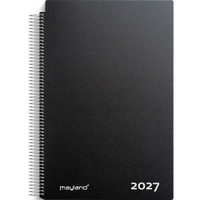 Mayland 2027 27220000 aftalekalender A4, 31,8x23,5cm sort