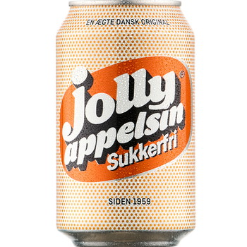 Jolly Appelsin sukkerfri 33cl