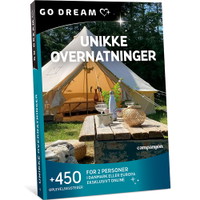 GoDream Unikke overnatninger gavekort