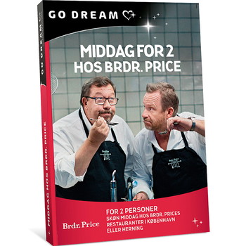 GoDream Middag for 2 hos Brdr.Price gavekort