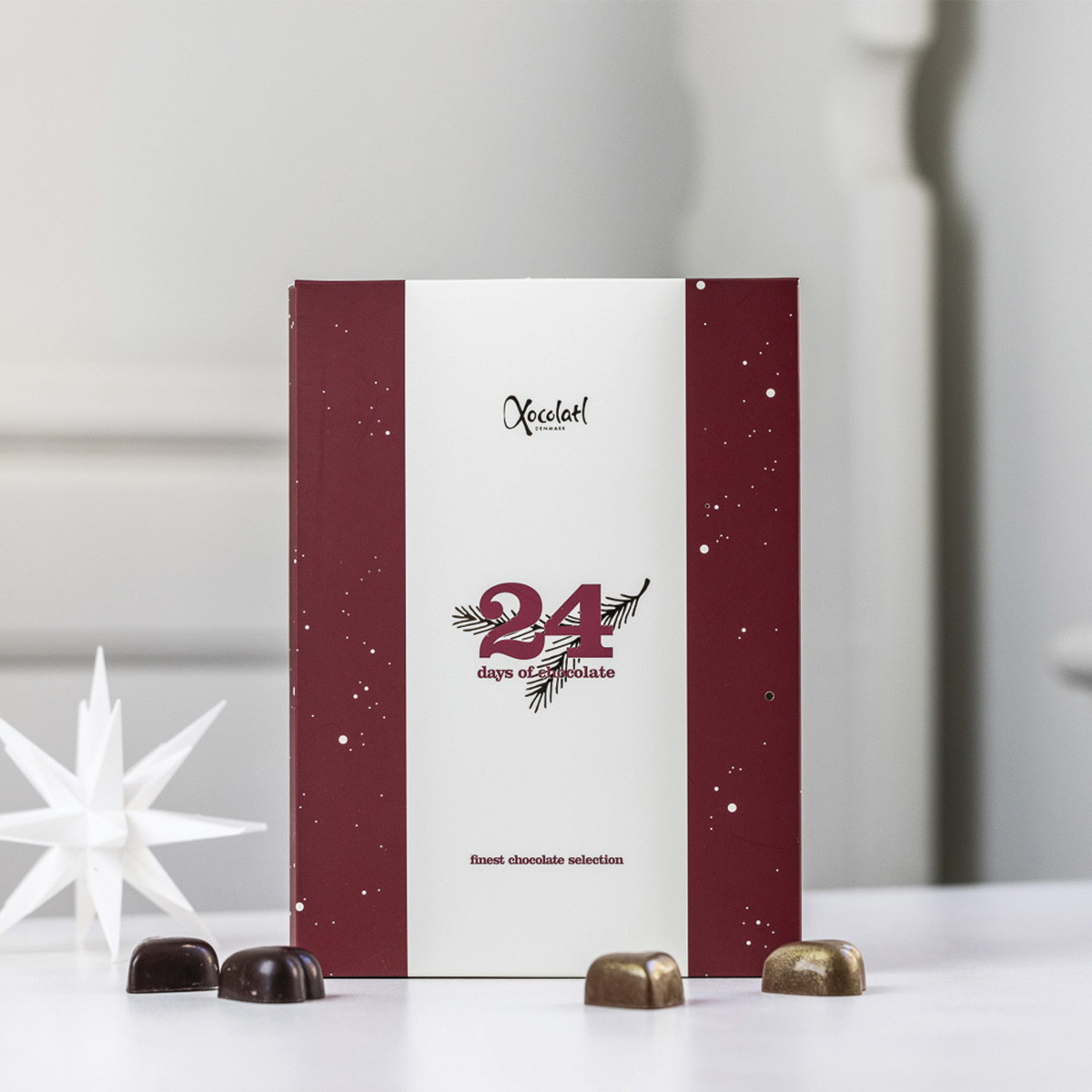Xocolatl Snow Crystal Diamonds julekalender 125g
