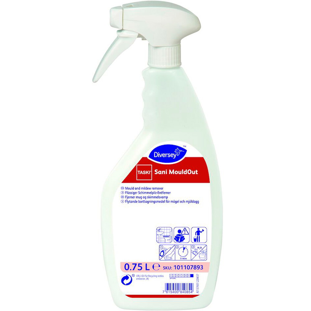 6 x TASKI Sani klor mugfjerner 750ml