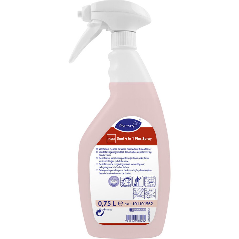TASKI Sani 4-i-en sanitets rengøringsmiddel 750ml