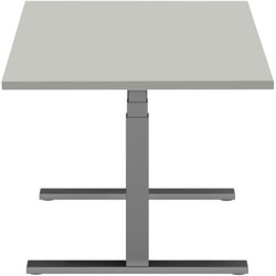 Pro hævesænkebord 180x80cm sortgrå lysgrå