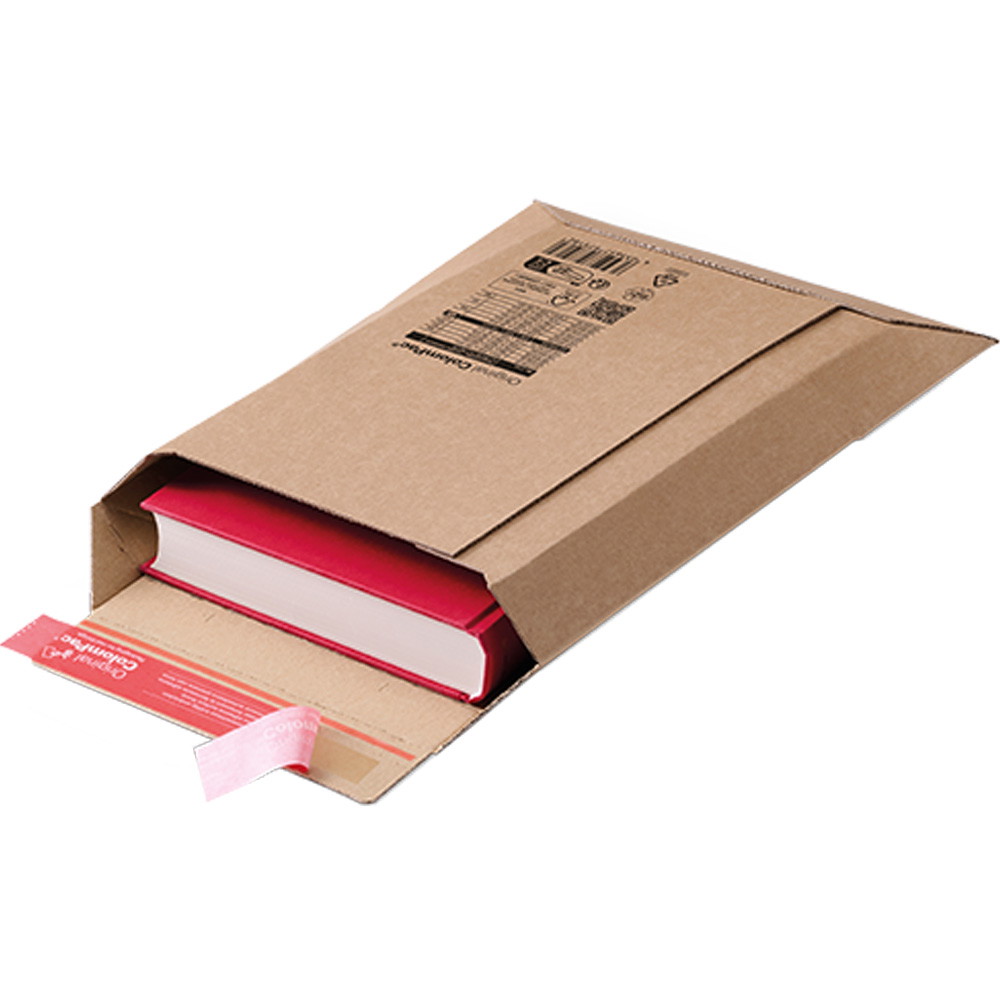 100 x ColomPac Papkuvert DHL 235x340x72mm brun