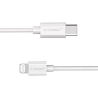 Q-Connect USB-C til Lightning kabel 30W 1,0m hvid