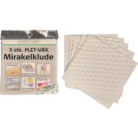 Kvikren mirakelklud 18x18cm hvid