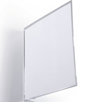 Durable gangskilt til lagerreol selvklæbende 149x149mm transparent