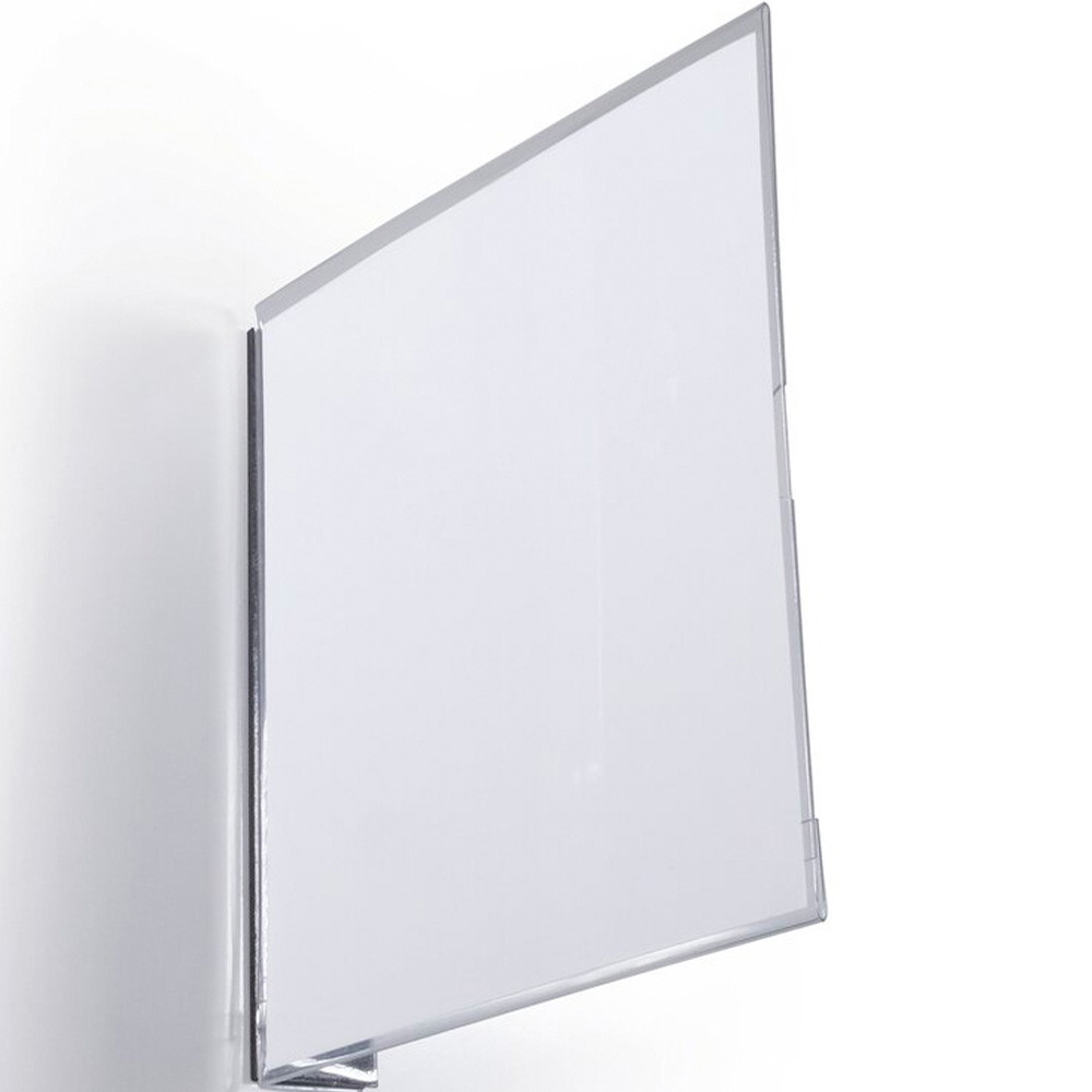 Durable gangskilt til lagerreol magnetisk 149x149mm transparent 10stk