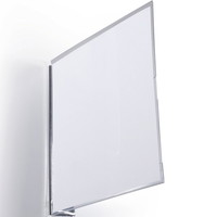 Durable gangskilt til lagerreol magnetisk 149x149mm transparent 10stk
