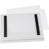 Durable vandtæt infolomme magnetisk A5 transparent