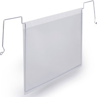 Durable lagerlomme m/wirebeslag A5 tværformat transparent