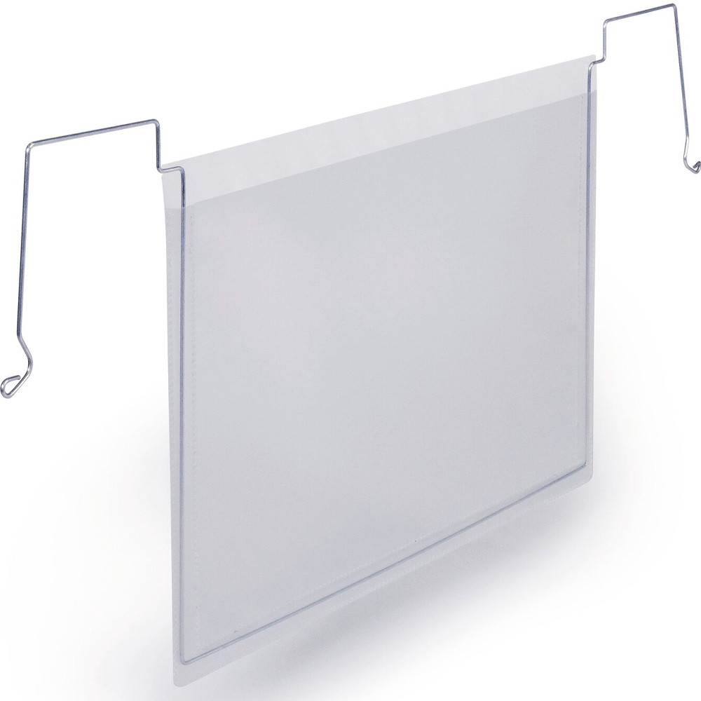 Durable lagerlomme m/wirebeslag A4 tværformat transparent