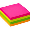 Q-connect kubusblokke 76x76mm flerfarvet neon